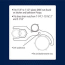 Superior Tool Drain Wrench 5-1/4 in. L