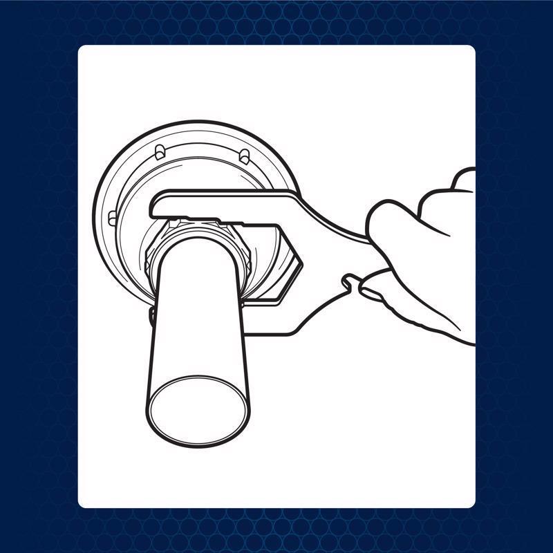 Superior Tool Drain Wrench 5-1/4 in. L