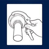 Superior Tool Drain Wrench 5-1/4 in. L