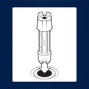 Superior Tool Drain Wrench Gray 1 pc