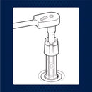 Superior Tool Drain Wrench Gray 1 pc