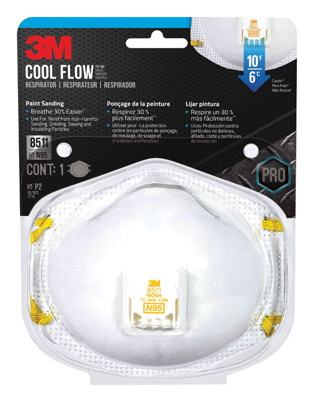 RESPIRATOR SND/FBRGLS CD