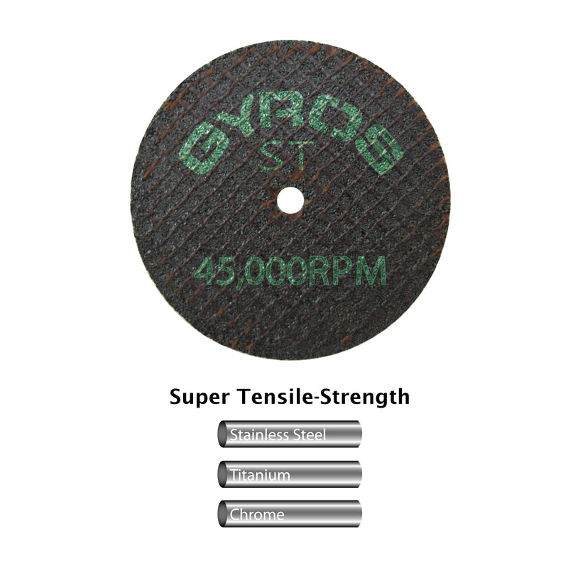 Gyros Tools Fiber Disk ST 1-1/2 in. D X 1/8 in. Fiberglass Super Tensile Strength Cutting Disc 2 pc