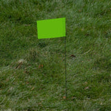C.H. Hanson 15 in. Fluorescent Lime Marking Flags Polyvinyl 10 pk