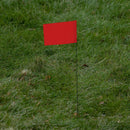 C.H. Hanson 15 in. Fluorescent Red Marking Flags Polyvinyl 10 pk