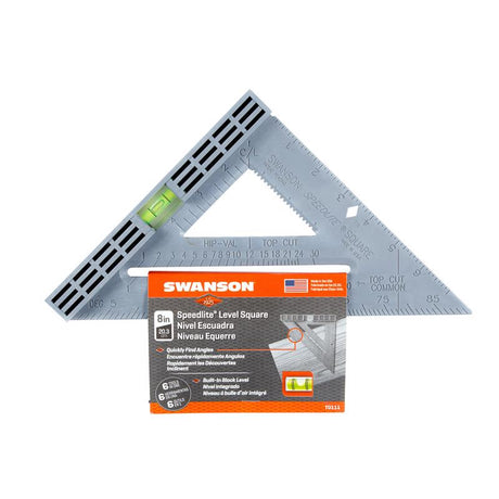 SQUARE SPEED LEVL8" GRAY