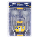 Irwin Speedbor Carbon Steel Spade Bit Set Quick-Change Hex Shank 8 pc