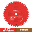 Diablo 8-1/4 in. D X 5/8 in. TiCo Hi-Density Carbide Finishing Saw Blade 40 teeth 1 pk