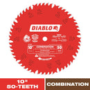 Diablo 10 in. D X 5/8 in. TiCo Hi-Density Carbide Combination Saw Blade 50 teeth 1 pk