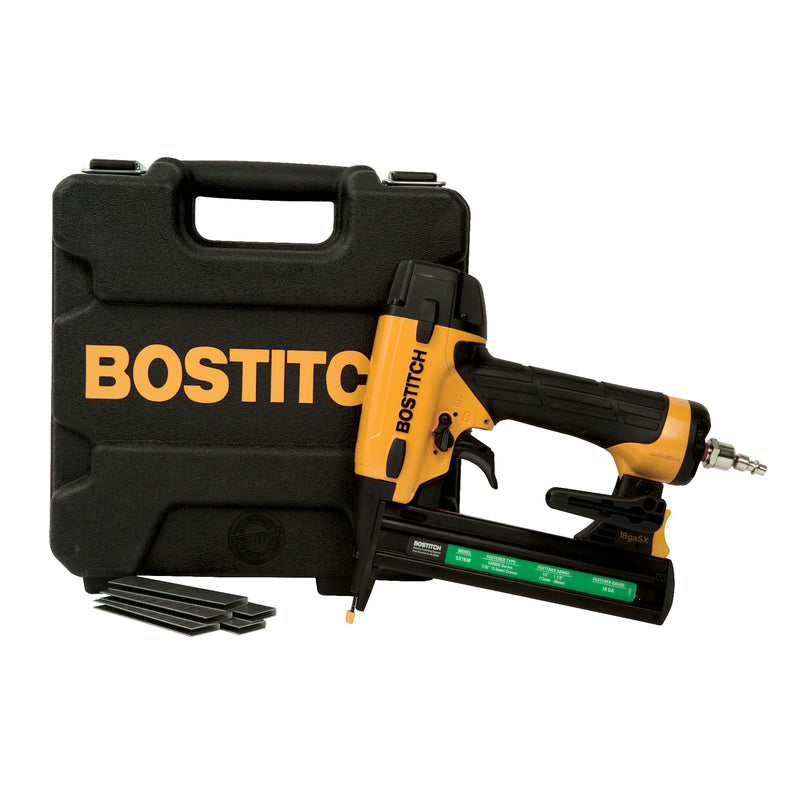 Bostitch 18 Ga. 7/32 in. Narrow Crown Stapler Kit