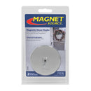 Magnet Source 2-5/8 in. L X 2.63 in. W Silver Magnetic Hooks 35 lb. pull 2 pc