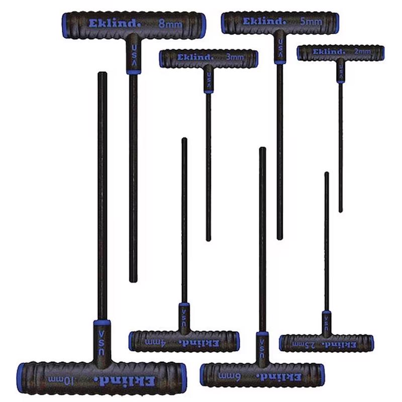 T-HANDLE HEX KEY 8PC 9"