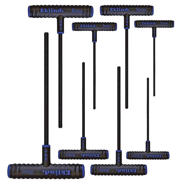 T-HANDLE HEX KEY 8PC 9"