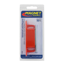 Magnet Source 4.25 in. L X 1 in. W Red Latch Magnet 50 lb. pull 1 pc