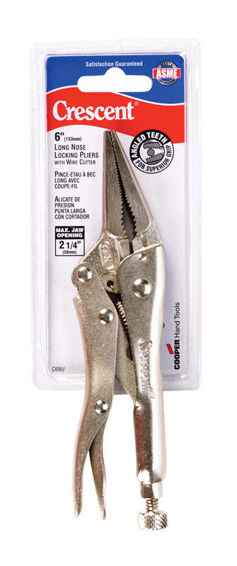 LONG NOSE LOCK PLIER 6"