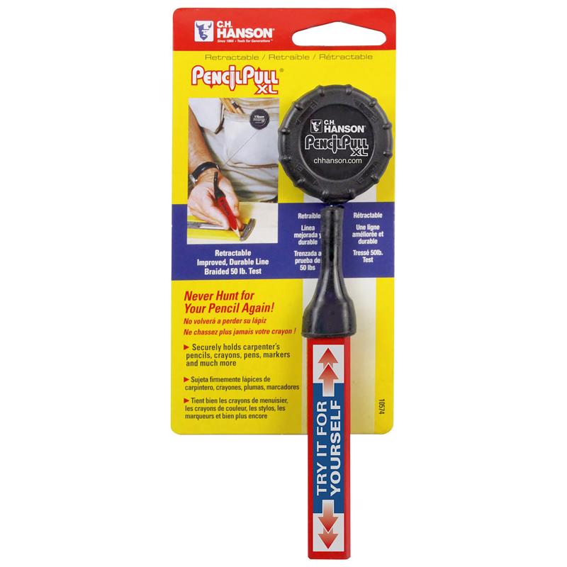 C.H. Hanson 3.5 in. L Retractable Pencil Pull Black 1 pc