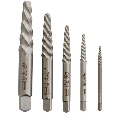 SPIRAL SCREW EXTRCTR 5PC