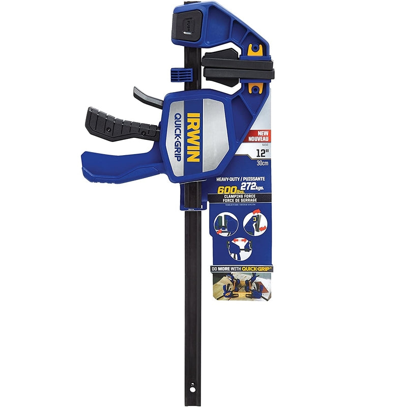 Irwin Quick-Grip XP600 12 in. X 3-3/4 in. D Bar Clamp 600 lb
