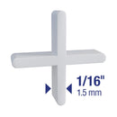 QEP 0.75 in. H X 0.75 in. W Plastic Tile Spacer 300 pk