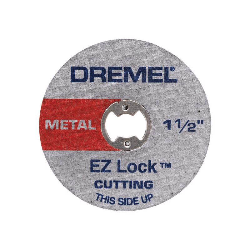 Dremel EZ Lock 1-1/2 in. D X 1/8 in. Fiberglass Metal Cut-Off Wheel 5 pk