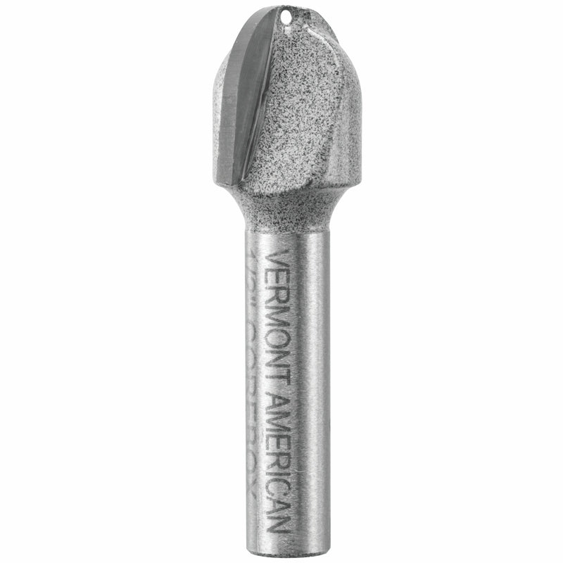 Vermont American 1/2 in. D X 1/2 in. X 1-3/8 in. L Carbide Tipped Core Box Router Bit
