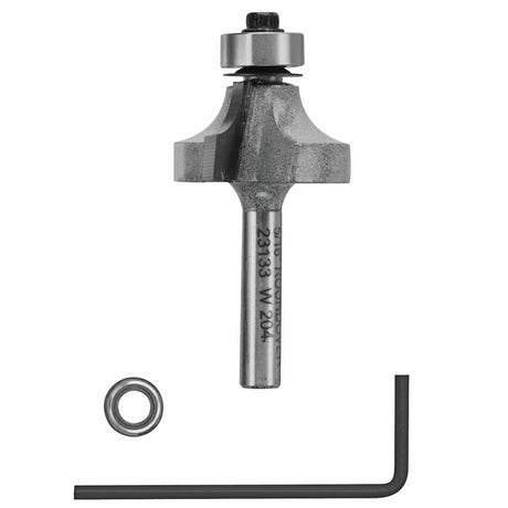 Vermont American 1-1/8 in. D X 5/16 in. X 2-1/4 in. L Carbide Tipped Round Over Router Bit