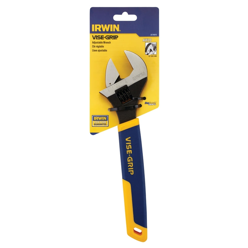Irwin Vise-Grip 1-1/4 in. Metric and SAE Adjustable Wrench 10 in. L 1 pc