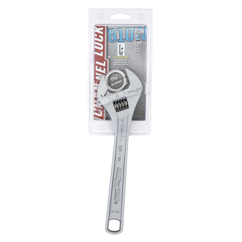 Channellock Metric and SAE Adjustable Wrench 10 in. L 1 pc