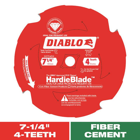 Diablo 7-1/4 in. D X 5/8 in. TiCo Hi-Density Carbide Circular Saw Blade 56 teeth 1 pk