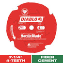 Diablo HardieBlade 7-1/4 in. D X 5/8 in. PCD Fiber Cement Blade 4 teeth 1 pk