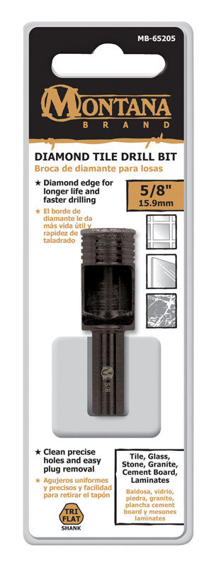 TILE DRILL BIT 5/8" DIAM