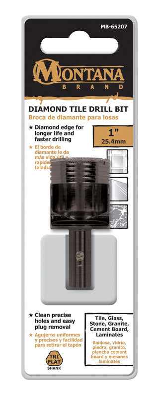 TILE DRILL BIT 1" DIAM