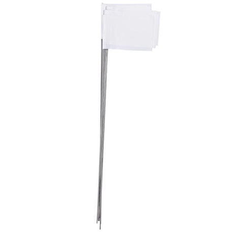 C.H. Hanson 15 in. White Marking Flags Polyvinyl 10 pk