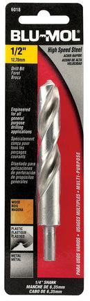 BIT DRILL 1/2" 1/4SHANK