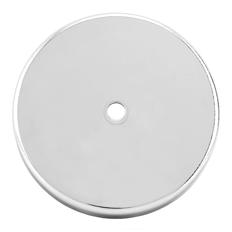 Magnet Source .44 in. L X 3.2 in. W Silver Round Base Magnet 95 lb. pull 1 pc