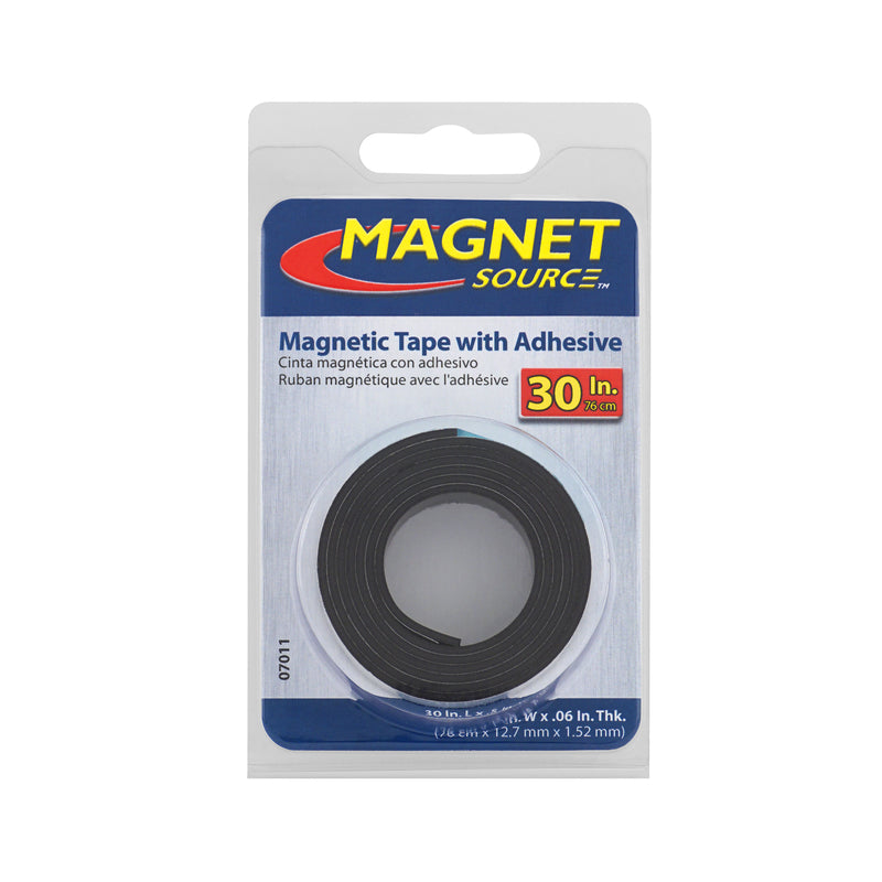 Magnet Source 30 in. L X .5 in. W Black Strip Magnetic Tape 1 pc