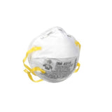 3M N95 Paint Prep Cup Disposable Respirator White One Size Fits Most 20 pk