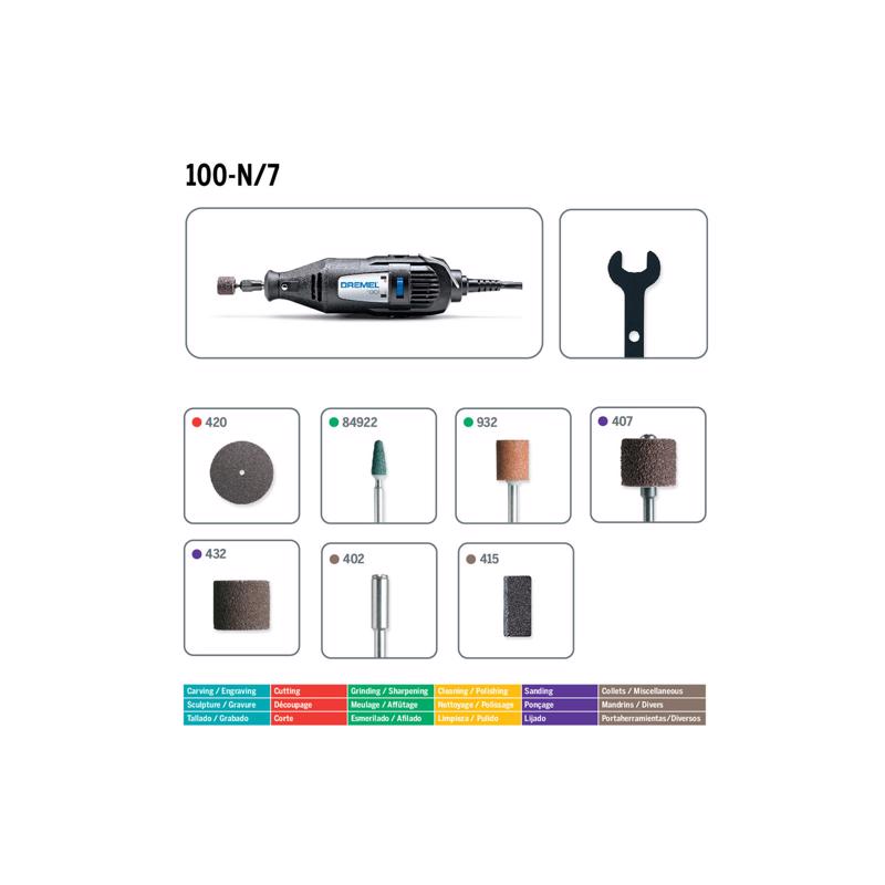 Dremel 100 Series 0.9 amps Corded Rotary Tool Kit