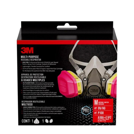 3M P95 Multi-Purpose Respirator Black M 1 pk