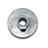 Chicago Die Cast 2 in. D Zinc Single V Grooved Pulley
