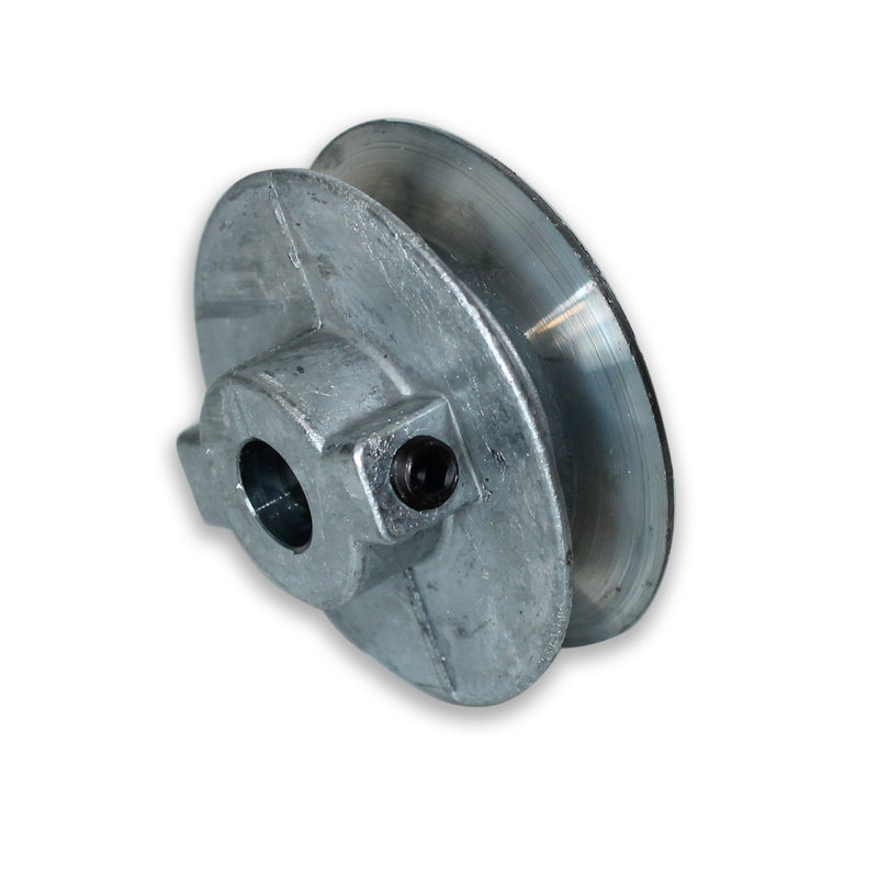 Chicago Die Cast 2 1/2 in. D Zinc Single V Grooved Pulley