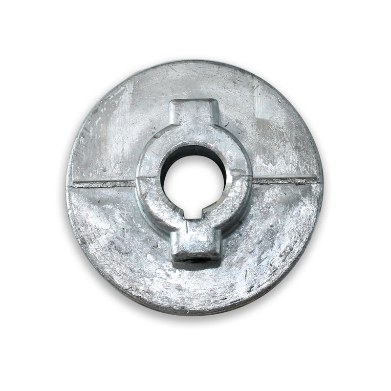 Chicago Die Cast 2 1/2 in. D Zinc Single V Grooved Pulley