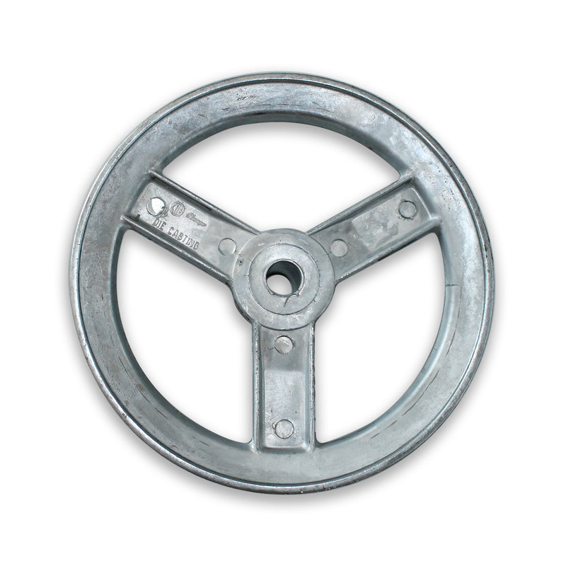 Chicago Die Cast 6 in. D Zinc Single V Grooved Pulley