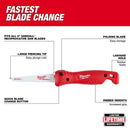 Milwaukee 6 in. Bi-Metal Folding Jab Saw 18 TPI 2 pc