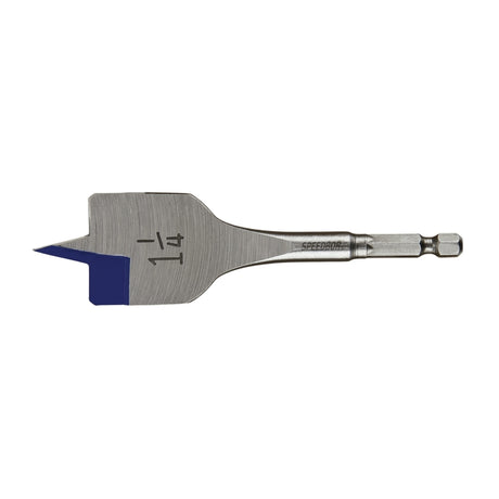 Irwin Speedbor 1-1/4 in. X 4 in. L Carbon Steel Wood Boring Bit Quick-Change Hex Shank 1 pc