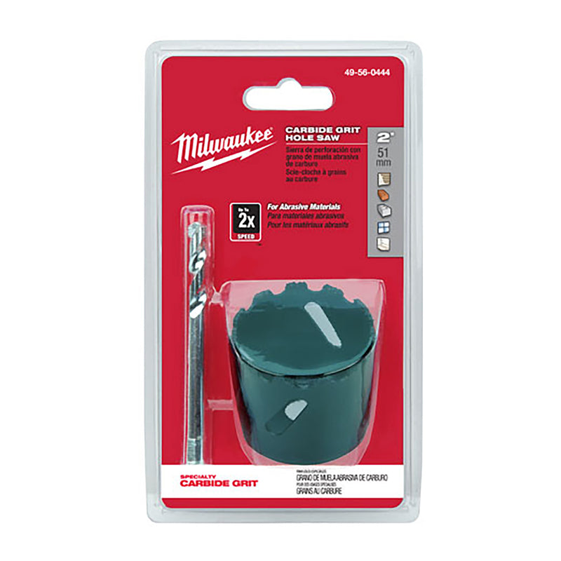 Milwaukee 2 in. Tungsten Carbide Grit Hole Saw 2 pc