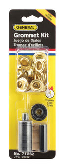 General 3/8 in. D Brass Grommet Kit 1 pk