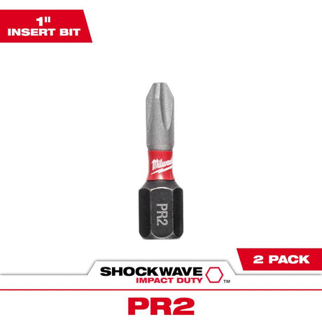 MLW PH #2 BIT RED 1" 2PK