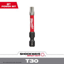 Milwaukee Shockwave Torx T30 X 2 in. L Power Bit Alloy Steel 1 pc