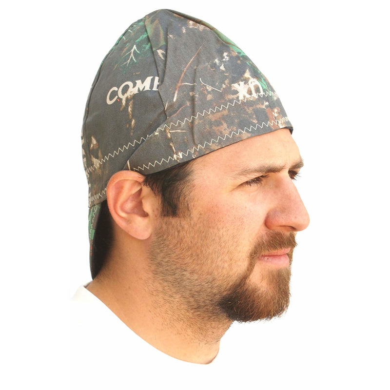 Forney 7-3/8 in. W Cotton Welding Cap Multicolored 1 pc